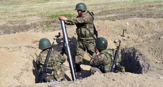Military drills of the Azerbaijani Army. Photo: press service of the Ministry of Defence of Azerbaijan, http://mod.gov.az/ru/foto-arhiv-045/?gid=18455 Military drills of the Azerbaijani Army. Photo: press service of the Ministry of Defence of Azerbaijan, http://mod.gov.az/ru/foto-arhiv-045/?gid=18455