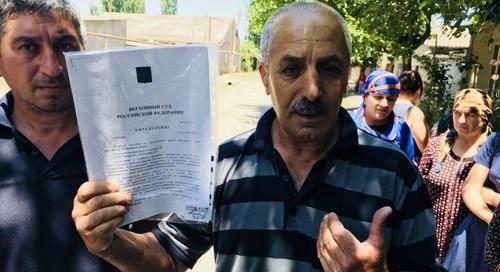 Kudrat Mutalibov, a resident of the Dagestani village of Novo-Aul. His house is to be demolished. Dagestan, June 23, 2018. Photo by Patimat Makhmudova for the "Caucasian Knot" Kudrat Mutalibov, a resident of the Dagestani village of Novo-Aul. His house is to be demolished. Dagestan, June 23, 2018. Photo by Patimat Makhmudova for the "Caucasian Knot"