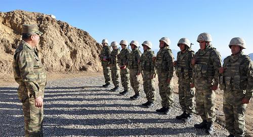 Soldiers of the Azerbaijani Army. Photo: https://mod.gov.az/ru/foto-arhiv-045/?gid=24733 Soldiers of the Azerbaijani Army. Photo: https://mod.gov.az/ru/foto-arhiv-045/?gid=24733
