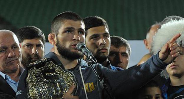 Khabib Nurmagomedov. Photo: REUTERS/Said Tsarnayev Khabib Nurmagomedov. Photo: REUTERS/Said Tsarnayev