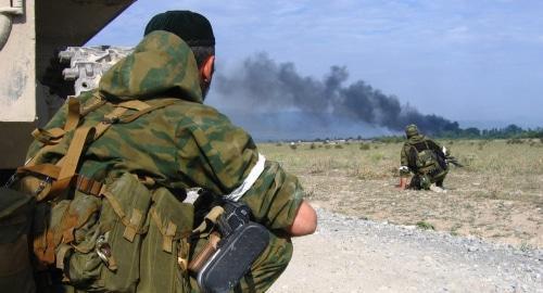 Fighters of 'Vostok' battalion in Georgia. Photo: Yana Amelina, https://commons.wikimedia.org/wiki/File:Battalion_Vostok_3.jpg Fighters of 'Vostok' battalion in Georgia. Photo: Yana Amelina, https://commons.wikimedia.org/wiki/File:Battalion_Vostok_3.jpg