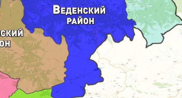 An updated version of the map of the border between Chechnya and Dagestan. Screenshot made on November 11, 2018, on the website of the Chechen Parliament http://www.parlamentchr.ru/republic/karta-chr An updated version of the map of the border between Chechnya and Dagestan. Screenshot made on November 11, 2018, on the website of the Chechen Parliament http://www.parlamentchr.ru/republic/karta-chr