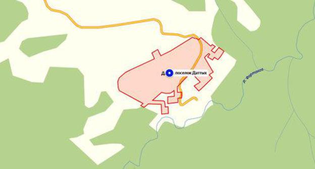 The Dattykh village on the "Yandex Maps" service The Dattykh village on the "Yandex Maps" service