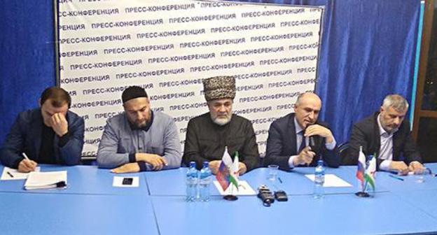 Press conference in Nazran, November 21, 2018. Photo by Umar Yovloi for the Caucasian Knot Press conference in Nazran, November 21, 2018. Photo by Umar Yovloi for the Caucasian Knot