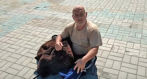 Abidi Ramazanov. Photo: screenshot of the video by the "Caucasian Knot" Abidi Ramazanov. Photo: screenshot of the video by the "Caucasian Knot"