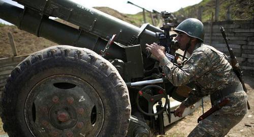 On the contact line in Nagorno-Karabakh. Photo: REUTERS/Staff On the contact line in Nagorno-Karabakh. Photo: REUTERS/Staff