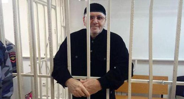 Oyub Titiev in the court. Photo courtesy of HRC 'Memorial' Oyub Titiev in the court. Photo courtesy of HRC 'Memorial'