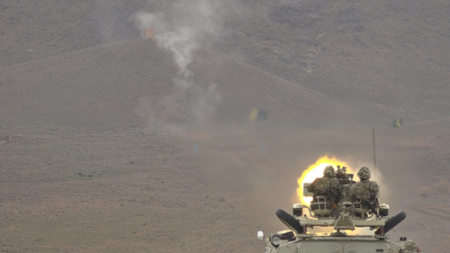 Military exercises of the Azerbaijani Army, December 2018. Photo: press service of the Ministry of Defence of Azerbaijan, https://mod.gov.az/ru/news/podrazdeleniya-pvo-otdelnoj-obshevojskovoj-armii-proveli-taktiko-specialnye-ucheniya-s-boevoj-strelboj-25134.html Military exercises of the Azerbaijani Army, December 2018. Photo: press service of the Ministry of Defence of Azerbaijan, https://mod.gov.az/ru/news/podrazdeleniya-pvo-otdelnoj-obshevojskovoj-armii-proveli-taktiko-specialnye-ucheniya-s-boevoj-strelboj-25134.html