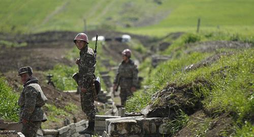 Contact line in the Karabakh conflict zone. Photo: REUTERS/Staff Contact line in the Karabakh conflict zone. Photo: REUTERS/Staff