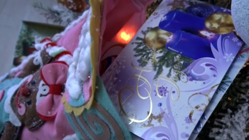 The New Year tree at the action "Give good together with Aishat!". Photo by the Grozny TV channel https://www.youtube.com/watch?v=DQP5dhp32jQ The New Year tree at the action "Give good together with Aishat!". Photo by the Grozny TV channel https://www.youtube.com/watch?v=DQP5dhp32jQ