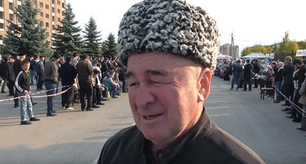Malsag Uzhakhov, Chairman of the Council of Teips. Screenshot of the video by the user The Council of the Ingush Teips https://www.youtube.com/watch?v=OKp3UuBZ1jk Malsag Uzhakhov, Chairman of the Council of Teips. Screenshot of the video by the user The Council of the Ingush Teips https://www.youtube.com/watch?v=OKp3UuBZ1jk