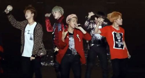 The BTS Korean pop band performing at the Seoul Olympic Stadium. Photo: screenshot of the video by the user babalu funny video https://www.youtube.com/watch?time_continue=6700&v=6vmgVvjJRj0 The BTS Korean pop band performing at the Seoul Olympic Stadium. Photo: screenshot of the video by the user babalu funny video https://www.youtube.com/watch?time_continue=6700&v=6vmgVvjJRj0