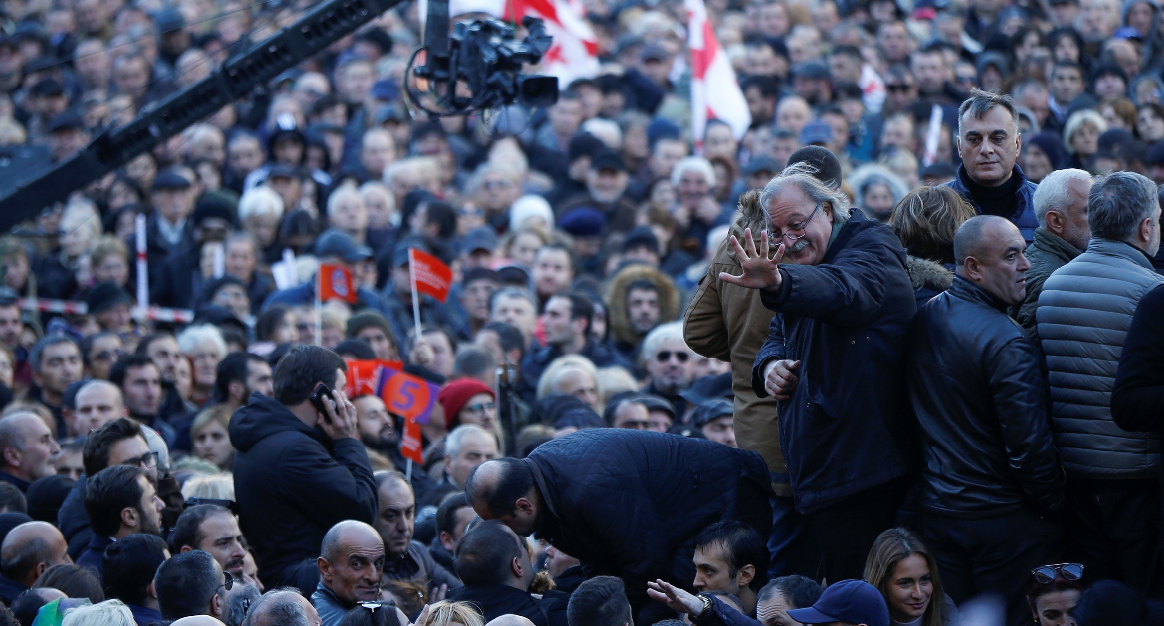 Protest rally in Tbilisi, December 2018. Photo: REUTERS/David Mdzinarishvili Protest rally in Tbilisi, December 2018. Photo: REUTERS/David Mdzinarishvili