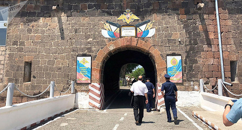 Russian military base in Gyumri. Photo: Sputnik / Armenuhi Mkhoyan https://ru.armeniasputnik.am/incidents/20181203/16010101/-Rossiyskiy-voennyy-ne-prichasten-k-ubiystvu-zhitelnitsy-Gyumri---posolstvo-RF.html Russian military base in Gyumri. Photo: Sputnik / Armenuhi Mkhoyan https://ru.armeniasputnik.am/incidents/20181203/16010101/-Rossiyskiy-voennyy-ne-prichasten-k-ubiystvu-zhitelnitsy-Gyumri---posolstvo-RF.html