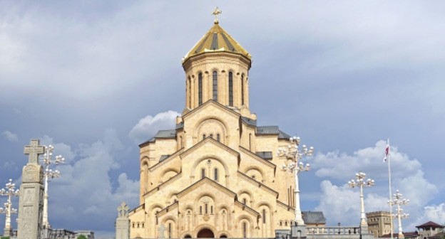 The main cathedral of the Georgian Orthodox Church located in Tbilisi. Photo: Tiia Monto, wikimedia.org/wiki/File:Holy_Trinity_Cathedral_in_Tbilisi_2.jpg The main cathedral of the Georgian Orthodox Church located in Tbilisi. Photo: Tiia Monto, wikimedia.org/wiki/File:Holy_Trinity_Cathedral_in_Tbilisi_2.jpg