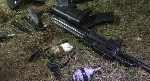 Weapons at the place of CTO in Northern Caucasus. Photo: NAC press service, http://nac.gov.ru/kontrterroristicheskie-operacii/v-dagestane-v-hode-kto-neytralizovan-bandit.html Weapons at the place of CTO in Northern Caucasus. Photo: NAC press service, http://nac.gov.ru/kontrterroristicheskie-operacii/v-dagestane-v-hode-kto-neytralizovan-bandit.html