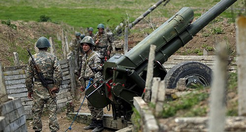 At the contact line in Nagorno-Karabakh. Photo: REUTERS/Staff At the contact line in Nagorno-Karabakh. Photo: REUTERS/Staff