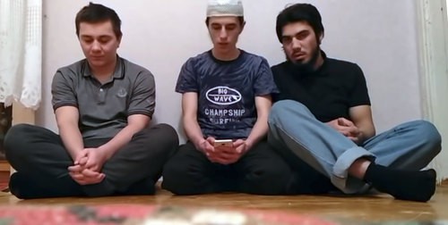 Militants killed in Dagestan on January11 swear allegiance to the "Islamic State"* Screenshot from video by Operline Ru https://www.youtube.com/watch?v=tBe61T5KfRA Militants killed in Dagestan on January11 swear allegiance to the "Islamic State"* Screenshot from video by Operline Ru https://www.youtube.com/watch?v=tBe61T5KfRA