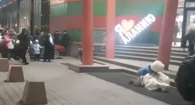 Screenshot from video of bride abduction in Vladikavkaz, posted to YouTube by user b788888888. https://www.youtube.com/watch?v=pkpa__s81AM Screenshot from video of bride abduction in Vladikavkaz, posted to YouTube by user b788888888. https://www.youtube.com/watch?v=pkpa__s81AM