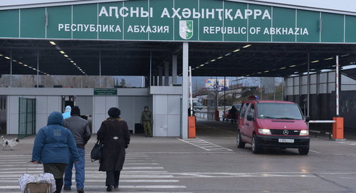 A checkpoint at the border between Georgia and Abkhazia. Photo © Sputnik / Томас Тхайцук
https://ee.sputniknews.ru/politics/20180523/10793260/parlamentarij-estonia-vzgljanut-gruzia-abhazia.html" A checkpoint at the border between Georgia and Abkhazia. Photo © Sputnik / Томас Тхайцук
https://ee.sputniknews.ru/politics/20180523/10793260/parlamentarij-estonia-vzgljanut-gruzia-abhazia.html"