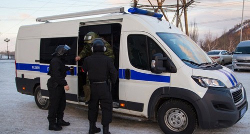 Law enforcers. Photo by the press service of Russia's Anti-Terrorism Committee http://nac.gov.ru Law enforcers. Photo by the press service of Russia's Anti-Terrorism Committee http://nac.gov.ru