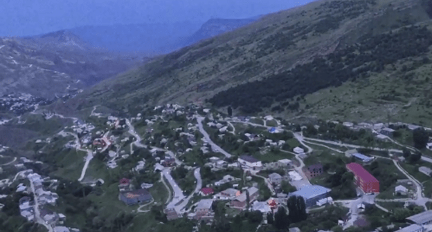 Village of Mekhelta in Gumbetovsky District of Dagestan. Screenshot from video posted by user 'Jamaica Rasulov on YouTube, https://www.youtube.com/watch?v=aYwKpEhVoeM Village of Mekhelta in Gumbetovsky District of Dagestan. Screenshot from video posted by user 'Jamaica Rasulov on YouTube, https://www.youtube.com/watch?v=aYwKpEhVoeM