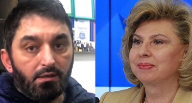 Bekkhan Yusupov and Tatiana Moskalkova. Collage by the Caucasian Knot. Photo: © Sputnik / Alexander Natruskin https://sputnik-ossetia.ru/analytics/20170601/4248459.html, Bekkhan Yusupov: screenshot from video posted by 'Chechya Segodnya' https://www.youtube.com/watch?time_continue=25&v=1sb3uaHO2BU Bekkhan Yusupov and Tatiana Moskalkova. Collage by the Caucasian Knot. Photo: © Sputnik / Alexander Natruskin https://sputnik-ossetia.ru/analytics/20170601/4248459.html, Bekkhan Yusupov: screenshot from video posted by 'Chechya Segodnya' https://www.youtube.com/watch?time_continue=25&v=1sb3uaHO2BU
