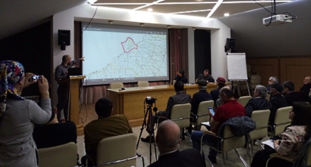 Participants of Makhachkala roundtable, February 13, 2019. Photo by Ilyas Kapiev for the Caucasian Knot Participants of Makhachkala roundtable, February 13, 2019. Photo by Ilyas Kapiev for the Caucasian Knot