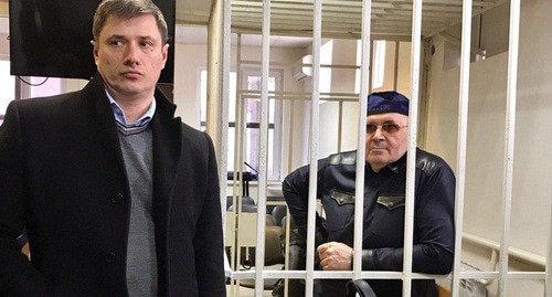 Advocate Pyotr Zaikin and Oyub Titiev (right). Photo by Patimat Makhmudova for the Caucasian Knot Advocate Pyotr Zaikin and Oyub Titiev (right). Photo by Patimat Makhmudova for the Caucasian Knot
