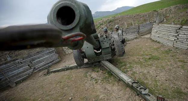On the contact line in Nagorno-Karabakh. Photo: REUTERS/Staff On the contact line in Nagorno-Karabakh. Photo: REUTERS/Staff