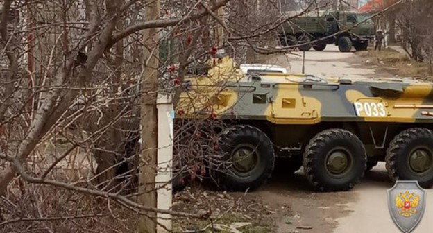Special operation in Nalchik, February 27, 2019. Photo: NAC press service, http://nac.gov.ru/kontrterroristicheskie-operacii/v-kabardino-balkarskoy-respublike-provedena.html Special operation in Nalchik, February 27, 2019. Photo: NAC press service, http://nac.gov.ru/kontrterroristicheskie-operacii/v-kabardino-balkarskoy-respublike-provedena.html