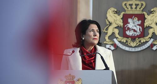 Salome Zurabishvili. Photo: Leli Blagoravova/Presidential Press Service/Handout via REUTERS Salome Zurabishvili. Photo: Leli Blagoravova/Presidential Press Service/Handout via REUTERS