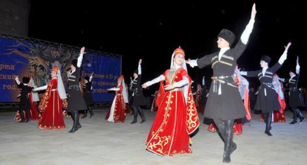 The celebration of the Circassian New Year held in Maikop on March 20, 2019. Photo by the press service of the Adygs' Folk Culture Centre The celebration of the Circassian New Year held in Maikop on March 20, 2019. Photo by the press service of the Adygs' Folk Culture Centre