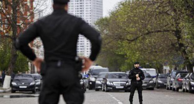 Law enforcers in Grozny. Photo: REUTERS/Maxim Shemetov Law enforcers in Grozny. Photo: REUTERS/Maxim Shemetov