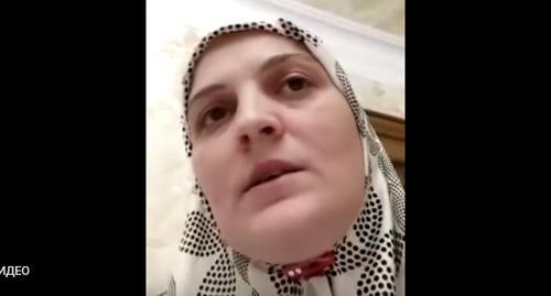 The woman who introduced herself as Luiza Israilova, Minkail Malizaev's wife. Photo: Vainah INTERVISION https://www.youtube.com/watch?time_continue=4&v=A7CKz9j48r0 The woman who introduced herself as Luiza Israilova, Minkail Malizaev's wife. Photo: Vainah INTERVISION https://www.youtube.com/watch?time_continue=4&v=A7CKz9j48r0