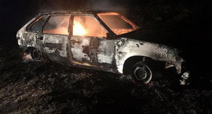 Destroyed car of the killed suspects involved in an attack on policemen in the Baksan District Photo: press service of the Investigating Committee of the Russian Federation, http://kbr.sledcom.ru/news/item/1328129/ Destroyed car of the killed suspects involved in an attack on policemen in the Baksan District Photo: press service of the Investigating Committee of the Russian Federation, http://kbr.sledcom.ru/news/item/1328129/