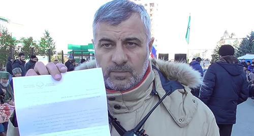 Barakh Chemurziev. Photo: screenshot of the video by "Kavkaz.Realii" https://www.youtube.com/watch?v=sK0TN_VlQnU Barakh Chemurziev. Photo: screenshot of the video by "Kavkaz.Realii" https://www.youtube.com/watch?v=sK0TN_VlQnU