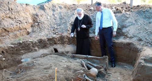 Graves with remains of 150 citizens executed during repressions in 1937-1938, found in Batumi in Georgia (The Autonomous Republic of Adjara). Photo: Facebook of Batumi's Diocese https://www.facebook.com/photo.php?fbid=1984889058472554&set=pcb.1984896091805184&type=3&theater Graves with remains of 150 citizens executed during repressions in 1937-1938, found in Batumi in Georgia (The Autonomous Republic of Adjara). Photo: Facebook of Batumi's Diocese https://www.facebook.com/photo.php?fbid=1984889058472554&set=pcb.1984896091805184&type=3&theater