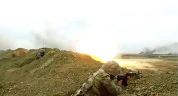 Military exercises of the Azerbaijani army. March 2019. Photo by the press sevice of the country's Ministry of Defence https://mod.gov.az/ru/news/v-hode-shirokomasshtabnyh-uchenij-proveden-etap-boevoj-strelby-video-26136.html Military exercises of the Azerbaijani army. March 2019. Photo by the press sevice of the country's Ministry of Defence https://mod.gov.az/ru/news/v-hode-shirokomasshtabnyh-uchenij-proveden-etap-boevoj-strelby-video-26136.html