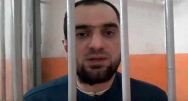 Aslan Cherkesov, a resident of Kabardino-Balkaria, convicted for killing a football fan. Photo: screenshot of the video by the "Caucasian Knot" Aslan Cherkesov, a resident of Kabardino-Balkaria, convicted for killing a football fan. Photo: screenshot of the video by the "Caucasian Knot"