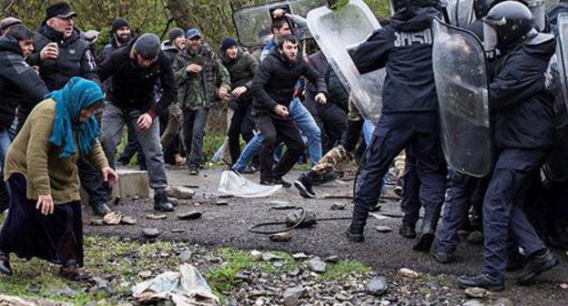 Rally in Birkiani, Georgia, April 21, 2019. Photo: REUTERS/David Mdzinarishvili Rally in Birkiani, Georgia, April 21, 2019. Photo: REUTERS/David Mdzinarishvili
