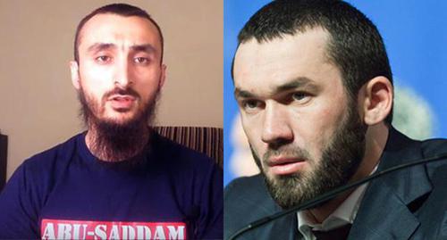 Tumso Abdurakhmanov (left). Screenshot from video by Abu-Saddam Shishani https://www.youtube.com/watch?v=KNfFPaXpqAo; Magomed Daudov, screenshot from video at http://video.agaclip.com/w=atDtPvLYH9o. Collage by the Caucasian Knot Tumso Abdurakhmanov (left). Screenshot from video by Abu-Saddam Shishani https://www.youtube.com/watch?v=KNfFPaXpqAo; Magomed Daudov, screenshot from video at http://video.agaclip.com/w=atDtPvLYH9o. Collage by the Caucasian Knot
