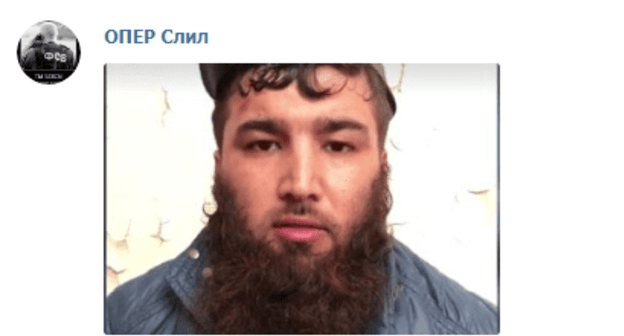 One of five people detained in Dagestan and Chechnya on charges of preparing terror attacks. Screenshot from post by Telegram Channel 'Oper slil' dated April 23, 2019. https://web.telegram.org/#/im?p=@operdrain One of five people detained in Dagestan and Chechnya on charges of preparing terror attacks. Screenshot from post by Telegram Channel 'Oper slil' dated April 23, 2019. https://web.telegram.org/#/im?p=@operdrain