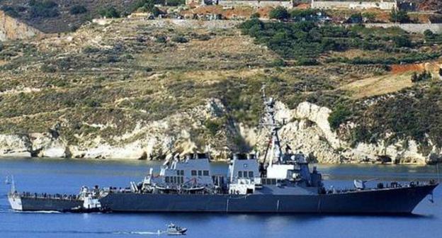 The US Navy USS Ross DDG-71 destroyer. Photo: Paul Farley - http://www.navy.mil/management/photodb/photos/060625-N-0780F-001.jpg, Общественное достояние, https://commons.wikimedia.org/w/index.php?curid=4544703 The US Navy USS Ross DDG-71 destroyer. Photo: Paul Farley - http://www.navy.mil/management/photodb/photos/060625-N-0780F-001.jpg, Общественное достояние, https://commons.wikimedia.org/w/index.php?curid=4544703