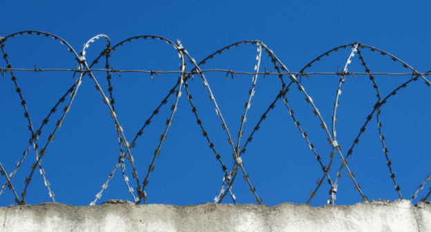 Barbed wire. Photo by Nina Tumanova for the Caucasian Knot Barbed wire. Photo by Nina Tumanova for the Caucasian Knot