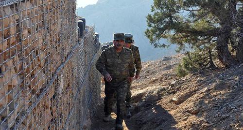 Minister of Defence of Azerbaijan at the contact line. Photo: http://mod.gov.az/ru/foto-arhiv-045/?gid=24733 Minister of Defence of Azerbaijan at the contact line. Photo: http://mod.gov.az/ru/foto-arhiv-045/?gid=24733