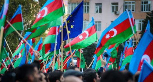 Opposition at rally in Baku. Photo by Aziz Karimov for the Caucasian Knot Opposition at rally in Baku. Photo by Aziz Karimov for the Caucasian Knot