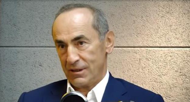 Robert Kocharyan. Screenshot from video posted at Sputnik Channel in Russian: https://www.youtube.com/watch?v=NtIXrKb6c-U Robert Kocharyan. Screenshot from video posted at Sputnik Channel in Russian: https://www.youtube.com/watch?v=NtIXrKb6c-U