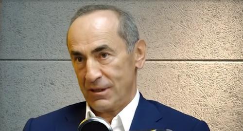 Robert Kocharyan. Screenshot from video posted at Sputnik Channel in Russian: https://www.youtube.com/watch?v=NtIXrKb6c-U Robert Kocharyan. Screenshot from video posted at Sputnik Channel in Russian: https://www.youtube.com/watch?v=NtIXrKb6c-U