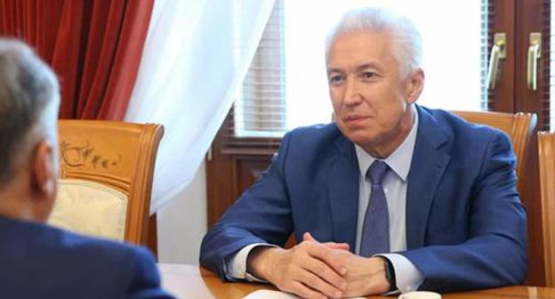 Vladimir Vasiliev. Photo: press service of the Plenipotentiary of the President of the Russian Federation in the North Caucasian Federal District SKFO.gov.ru Vladimir Vasiliev. Photo: press service of the Plenipotentiary of the President of the Russian Federation in the North Caucasian Federal District SKFO.gov.ru